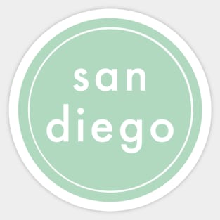 SAN DIEGO Sticker